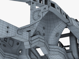 car frame v 1 Model 3D