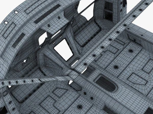 car frame v 1 3D Model