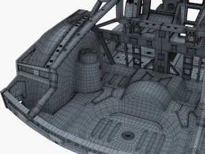 car frame v 1 3D Model