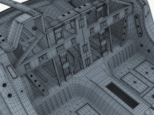 car frame v 1 3D Model