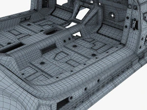 car frame v 1 3D Model
