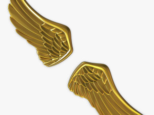 eagle wings gold v 1 Modèle 3D