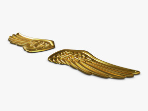 eagle wings gold v 1 Modèle 3D