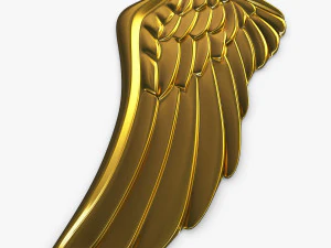 eagle wings gold v 1 3D Model