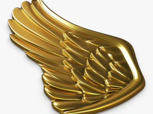eagle wings gold v 1 3D Model