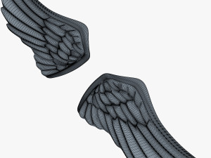 eagle wings gold v 1 Modèle 3D