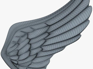eagle wings gold v 1 3D Model