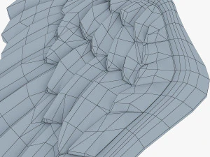 eagle wings gold v 1 3D Model