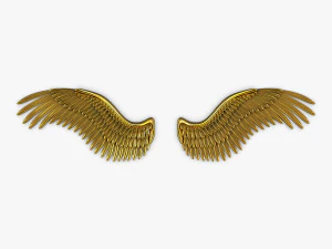 eagle wings gold v 2 3D Model