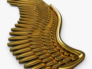 eagle wings gold v 2 3D 模型
