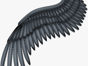 eagle wings gold v 2 3D 模型