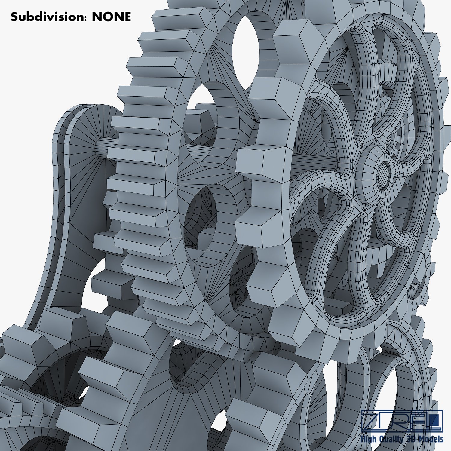 Free 3d Gear Model Industrial 3D Models