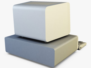 ibm 5150 personal computer Modello 3D