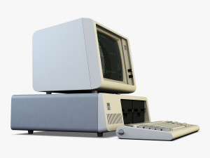 ibm 5150 personal computer Modello 3D