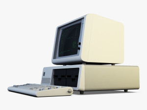 ibm 5150 personal computer Modello 3D
