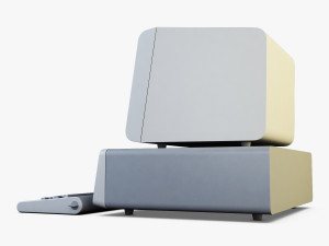 ibm 5150 personal computer Modello 3D