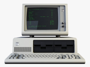 ibm 5150 personal computer Modello 3D