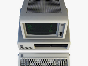 ibm 5150 personal computer Modello 3D