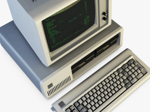 ibm 5150 personal computer Modello 3D