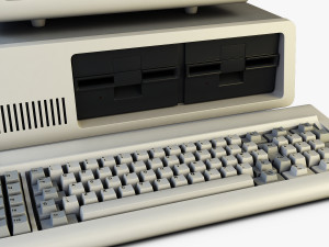 ibm 5150 personal computer Modello 3D