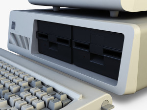 ibm 5150 personal computer Modello 3D
