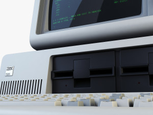 ibm 5150 personal computer Modello 3D