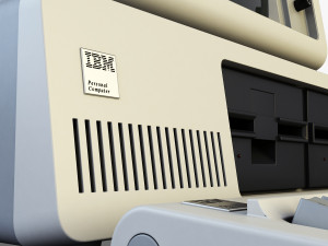 ibm 5150 personal computer Modello 3D