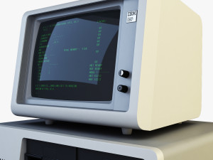 ibm 5150 personal computer Modello 3D