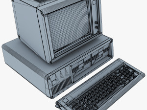 ibm 5150 personal computer Modello 3D