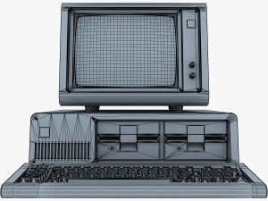 ibm 5150 personal computer Modello 3D