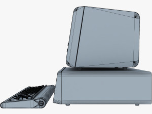 ibm 5150 personal computer Modello 3D