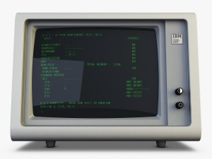 ibm 5150 monitor Modèle 3D