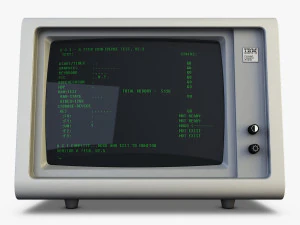 ibm 5150 monitor 3D Model