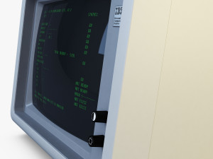 ibm 5150 monitor Modèle 3D
