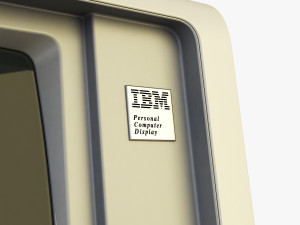 ibm 5150 monitor Modèle 3D