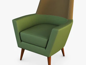 двоспальне крісло 3D Модель