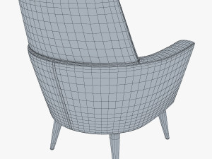 doble armchair 3Dモデル