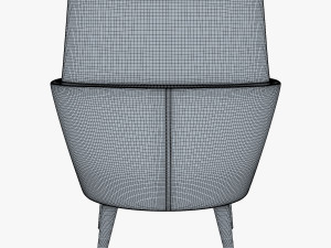 doble armchair 3Dモデル