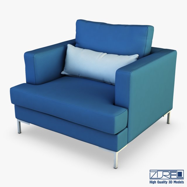 karea armchair 3D-Modell .c4d .max .obj .3ds .fbx .stl .blend 