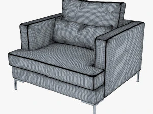 sill&oacute;n karea Modelo 3D