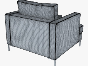 karea armchair 3D-Modell