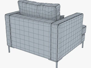 sill&oacute;n karea Modelo 3D