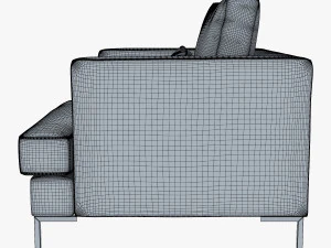 sill&oacute;n karea Modelo 3D