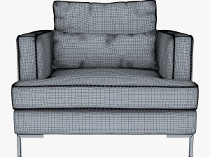 karea armchair 3D-Modell