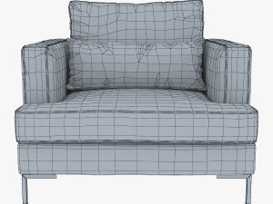 karea armchair 3D-Modell