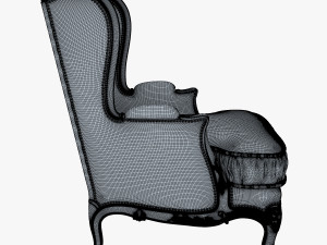 provasi fontaine pr2732-407 armchair 3D Model