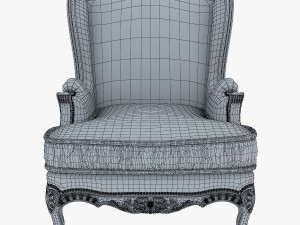 provasi fontaine pr2732-407 armchair 3D Model