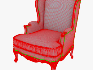 provasi fontaine pr2732-407 armchair 3D Model
