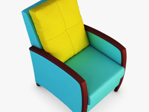 tiffany armchair 3D Model