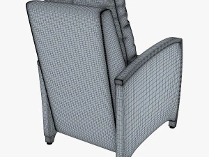 tiffany armchair 3D Model